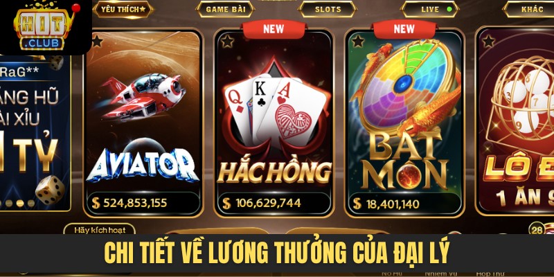 Chi tiết về lương thưởng của đại lý